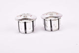 NOS Silver Cinelli winged logo handlebar Barend Plugs