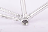 Silver anodized Alan Competizione Strada vintage aluminum frame set in 56.8 cm (c-t) 55 cm (c-c) from 1973 ~ 1974