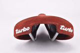 NOS/NIB suede rust red Selle Italia Turbo Saddle from 1985