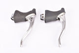 Shimano 105 #BL-1050 non-aero brake lever set with black hoods from the 1980s