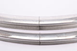 NOS Rigida silver polished Clincher Rim Set in 28"/622-13mm (700C) with 36 holes from the 1980s - 1990s