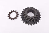 NOS Black Suntour 7-speed Accushift Plus (AP) Cassette with 13-24 teeth from the 1990s