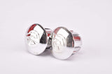 NOS Silver Cinelli winged logo handlebar Barend Plugs