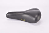 Black Selle Italia Anatomic MTB Leather Saddle from the 1980s
