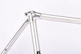 Silver anodized Alan Competizione Strada vintage aluminum frame set in 56.8 cm (c-t) 55 cm (c-c) from 1973 ~ 1974