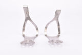 Shimano chromed steel aero Pedal Toe Clip set in size L