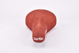 NOS/NIB suede rust red Selle Italia Turbo Saddle from 1985