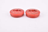 Sugino red plastic crank Dust Cap from the 1960s - 1970s