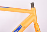 Yellow BTVS Batavus C´Light Cromoly Criterium TIG welded aero vintage steel road bike frame set in 57.5 cm (c-t) / 52.5 cm (c-c) with CrMo tubing from 1998