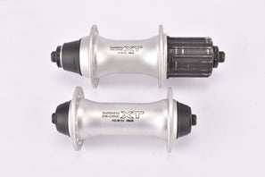Shimano Deore XT #HB-M752 and #FH-M752 9-speed Hyperglide (HG) hub set with 32 holes from 2001 / 2002