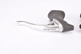 Shimano 105 #BL-1050 non-aero brake lever set with black hoods from the 1980s