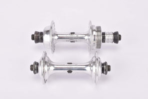 Campagnolo Record Strada #1034 Low Flange Hub set with 36 holes and italian thread from the 1960s - 80s