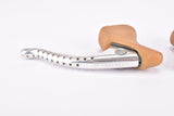 Campagnolo Super Record #4062 brake levers with brown world logo hoods from the 1970s - 1980s