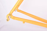 Yellow BTVS Batavus C´Light Cromoly Criterium TIG welded aero vintage steel road bike frame set in 57.5 cm (c-t) / 52.5 cm (c-c) with CrMo tubing from 1998