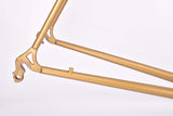 Golden L´Expres vintage steel road bike frame set set in 57.5 cm (c-t) / 56.5 cm (c-c) with Ishiwata 022 tubing and Shimano dropouts from the 1970s ~ 1980s