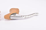 Campagnolo Super Record #4062 brake levers with brown world logo hoods from the 1970s - 1980s