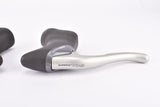 NOS Shimano 105 SC #BL-1055 aero brake lever set with black hoods from the 1990s