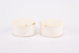 White Benotto Cello Panto handlebar Barend end plugs