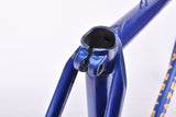 Dark Blue and champagne (Baikalblauw) Gazelle Champion Mondial A-Frame (AB-Frame) vintage road bike steel frame set in 60 cm (c-t) / 58 cm (c-c) with Reynolds 531 tubing and Campagnolo dropouts from ~1979