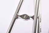 Silver anodized Alan Competizione Strada vintage aluminum frame set in 56.8 cm (c-t) 55 cm (c-c) from 1973 ~ 1974