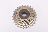 Suntour (Maeda) 8.8.8. 5-speed golden freewheel with 14-26 teeth and englisch thread from 1977