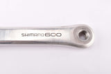 Shimano 600EX #FC-6207 crank arm Set in 170mm 130BCD from 1985