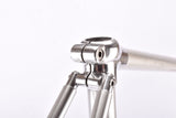 Silver anodized Alan Competizione Strada vintage aluminum frame set in 56.8 cm (c-t) 55 cm (c-c) from 1973 ~ 1974