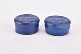 Blue Cinelli Milano handlebar end plugs form the 1960s