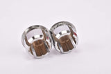 NOS Silver Eddy Merckx handlebar barend plugs, no replica!