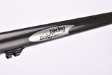 Ice Black Gazelle Gold Line Racing Exception frame set in 61 cm (c-t) / 59.5 cm (c-c) with combination of oversized Reynolds 731 OS Race and stainless steel tubing and straight carbon fork by Time  from 1998