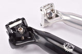 VeloOrange Grand Cru Medium Setback Seatpost, 31.6mm, Black and Silver