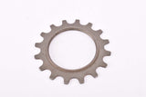 NOS Regina Extra #1 steel Freewheel Cog, 3-speed / 4-speed 5-speed scalare threaded (2nd) top Sprocket with 16 teeth from the 1950s - 1980s