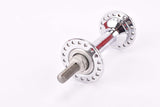 NOS Eska (Favorit) Chrome plated steel front Hub with solid axle, aluminum wing nuts and 36 holes