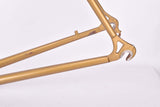 Golden L´Expres vintage steel road bike frame set set in 57.5 cm (c-t) / 56.5 cm (c-c) with Ishiwata 022 tubing and Shimano dropouts from the 1970s ~ 1980s