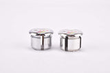 NOS Rare! Silver Chrome 3ttt Olympia handlebar Barend end plugs