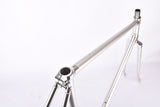 Silver anodized Alan Competizione Strada vintage aluminum frame set in 56.8 cm (c-t) 55 cm (c-c) from 1973 ~ 1974