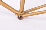 Golden L´Expres vintage steel road bike frame set set in 57.5 cm (c-t) / 56.5 cm (c-c) with Ishiwata 022 tubing and Shimano dropouts from the 1970s ~ 1980s