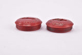 SR Sakae Ringyo Chainwheel red plastic crank dust cap