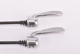 Shimano NEW 105 #1050 quick release set, front and rear Skewer for 100 / 126 mm, from the 1980s