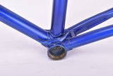 Dark Blue and champagne (Baikalblauw) Gazelle Champion Mondial A-Frame (AB-Frame) vintage road bike steel frame set in 60 cm (c-t) / 58 cm (c-c) with Reynolds 531 tubing and Campagnolo dropouts from ~1979