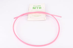 NOS Neon Pink Clark MTB Leichtgleiter bike cable housing with polymer inlay in 6 mm outer and 2.5 mm inner diameter from the 1980s - 1990s
