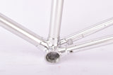 Silver anodized Alan Competizione Strada vintage aluminum frame set in 56.8 cm (c-t) 55 cm (c-c) from 1973 ~ 1974
