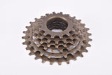 Shimano 6-speed Uniglide (UG) Cassette with 14-28 teeth from 1986
