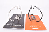 VeloOrange Moderniste Stainless Steel Bottle Cage, Silver and Black