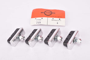 NOS Dia-Compe #76N black replacement brake pad set (4 pcs)