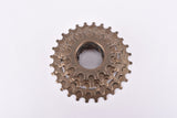Shimano 6-speed Uniglide (UG) Cassette with 14-28 teeth from 1986