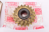 NOS/NIB Regina Extra Oro-BX 5-speed Freewheel with 13-21 teeth and english thread from 1985
