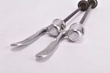 Shimano NEW 105 #1050 quick release set, front and rear Skewer for 100 / 126 mm, from the 1980s