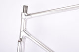 Silver anodized Alan Competizione Strada vintage aluminum frame set in 56.8 cm (c-t) 55 cm (c-c) from 1973 ~ 1974