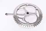 Solida 3-Arm Cottered chromed steel Crankset with 53/48 Teeth and 170mm length from the 1970s
